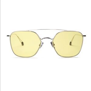 Yellow Lens Metal Frame Sunglasses - Women's Fashion Sunglasses